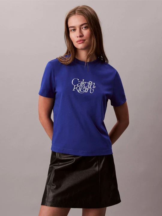 Zdjęcie produktu Calvin Klein Jeans T-shirt | Regular Fit chabrowy