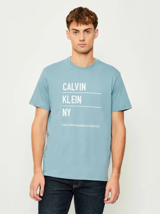 Zdjęcie produktu Calvin Klein Jeans T-shirt | Regular Fit błękitny
