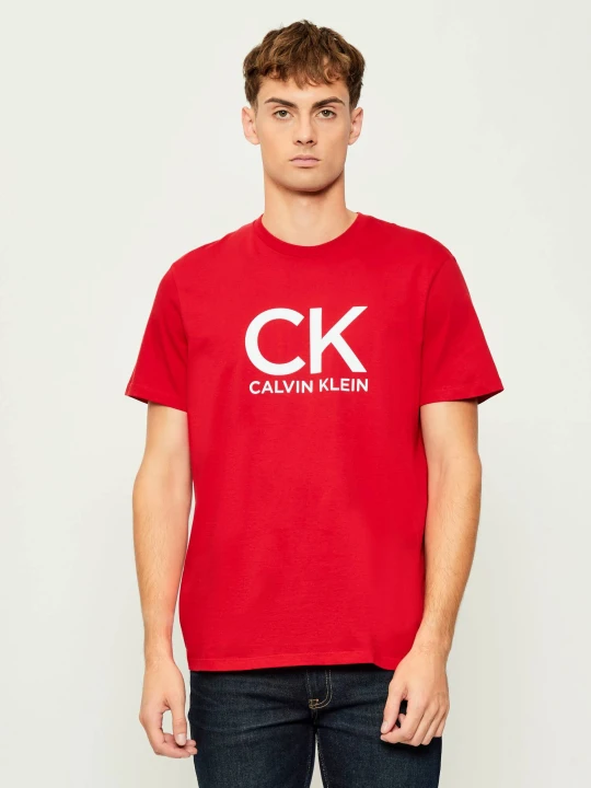 Zdjęcie produktu Calvin Klein Jeans T-shirt | Regular Fit czerwony