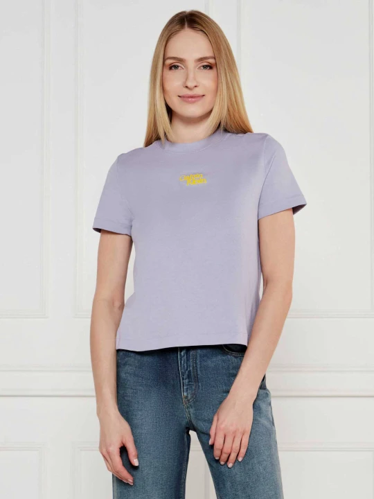 Zdjęcie produktu Calvin Klein Jeans T-shirt | Regular Fit lawendowy