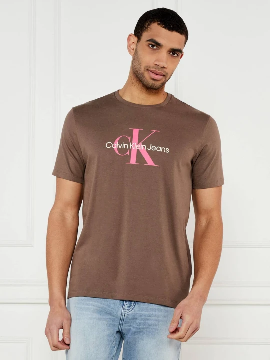 Zdjęcie produktu Calvin Klein Jeans T-shirt | Regular Fit brązowy