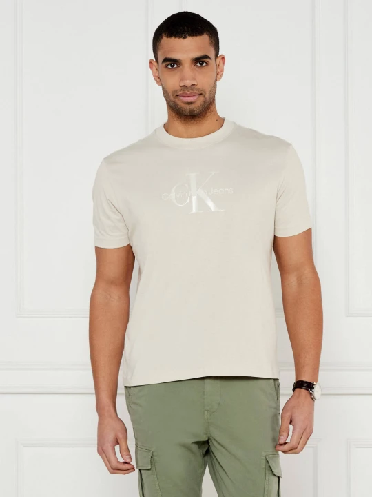 Zdjęcie produktu Calvin Klein Jeans T-shirt | Regular Fit beżowy