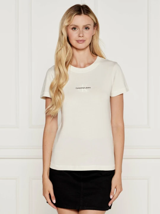 Zdjęcie produktu Calvin Klein Jeans T-shirt | Regular Fit kremowy