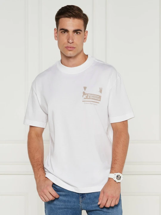 Zdjęcie produktu Calvin Klein Jeans T-shirt | Regular Fit biały