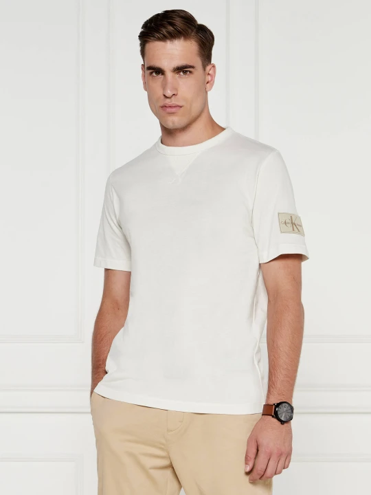 Zdjęcie produktu Calvin Klein Jeans T-shirt | Regular Fit ecru