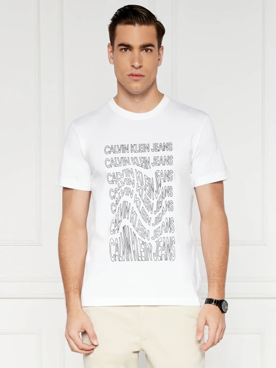 Zdjęcie produktu Calvin Klein Jeans T-shirt | Regular Fit biały