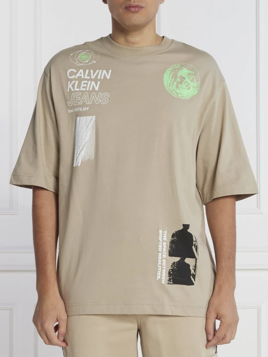 Zdjęcie produktu Calvin Klein Jeans T-shirt | Regular Fit beżowy