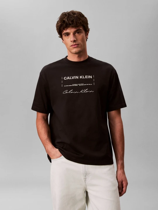 Zdjęcie produktu Calvin Klein Jeans T-shirt | Relaxed fit czarny