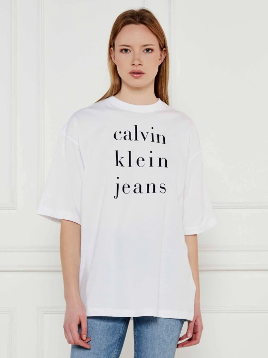 Zdjęcie produktu Calvin Klein Jeans T-shirt | Relaxed fit biały