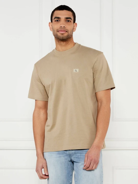 Zdjęcie produktu Calvin Klein Jeans T-shirt | Relaxed fit beżowy