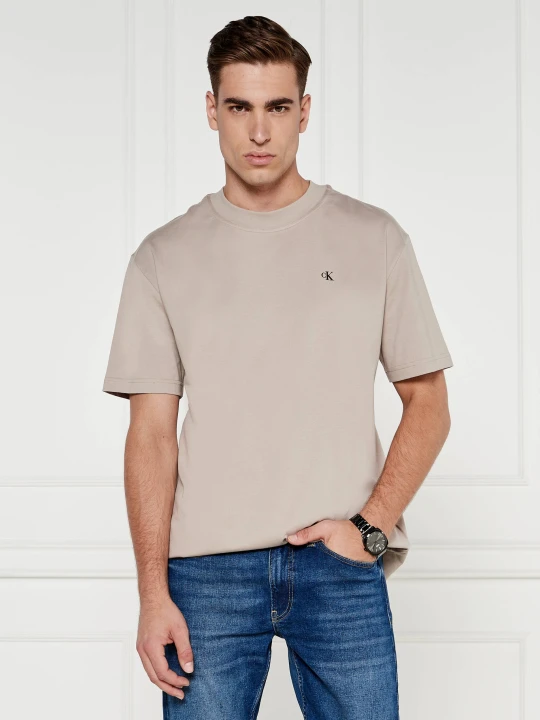 Zdjęcie produktu Calvin Klein Jeans T-shirt | Relaxed fit beżowy