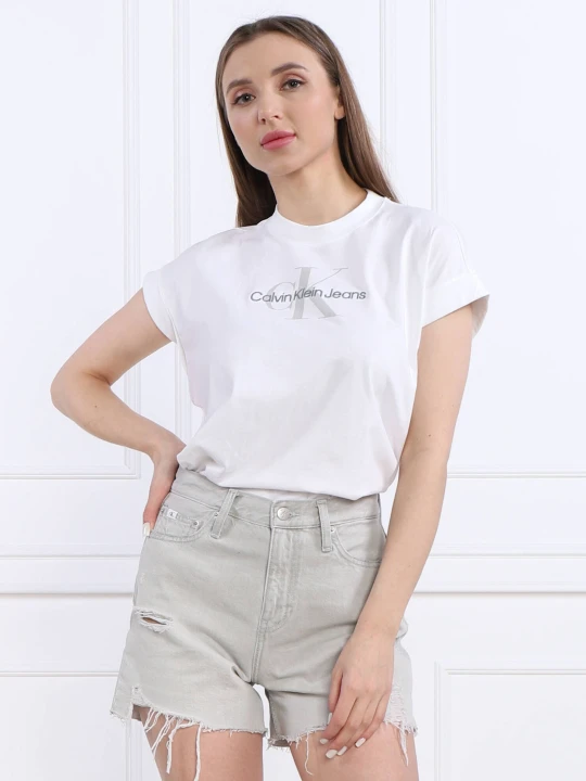 Zdjęcie produktu Calvin Klein Jeans T-shirt | Relaxed fit biały