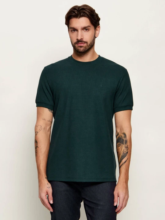 Zdjęcie produktu Calvin Klein Jeans T-shirt | Slim Fit butelkowa zieleń