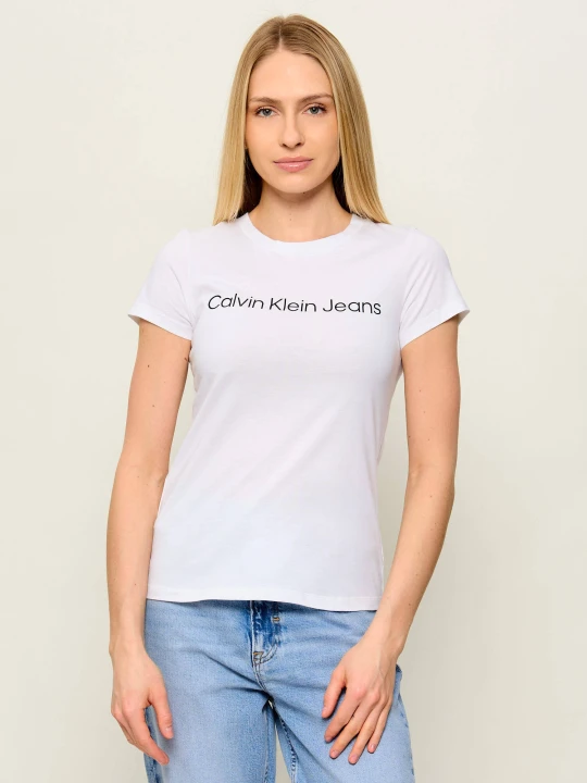 Zdjęcie produktu Calvin Klein Jeans T-shirt | Slim Fit biały