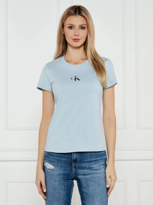 Zdjęcie produktu Calvin Klein Jeans T-shirt | Slim Fit błękitny