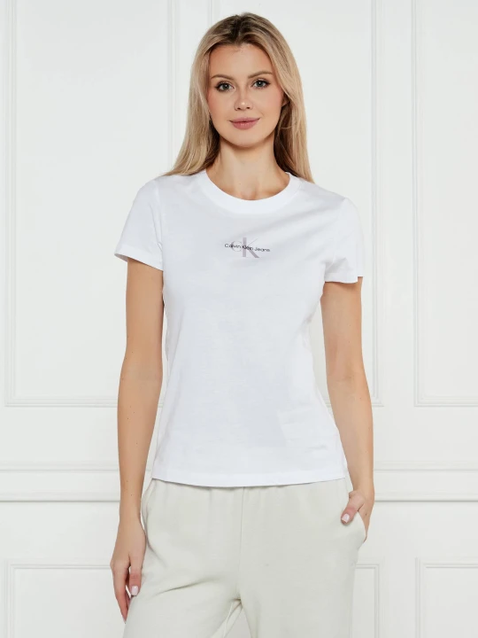 Zdjęcie produktu Calvin Klein Jeans T-shirt | Slim Fit biały