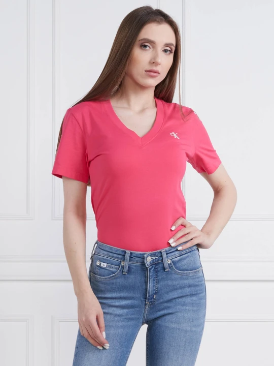 Zdjęcie produktu Calvin Klein Jeans T-shirt | Slim Fit różowy