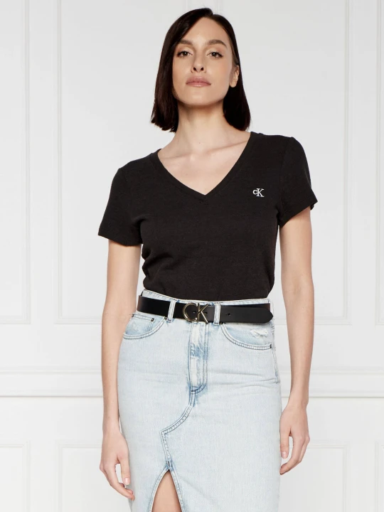 Zdjęcie produktu Calvin Klein Jeans T-shirt SLUB | Slim Fit czarny