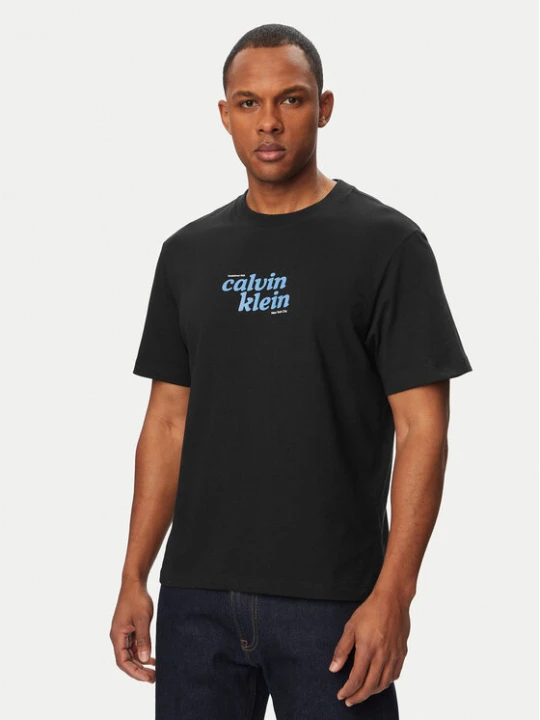 Zdjęcie produktu Calvin Klein Jeans T-Shirt SS 20S LV04RG815G Czarny Regular Fit