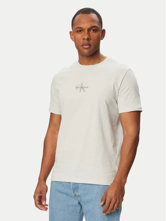 Zdjęcie produktu Calvin Klein Jeans T-Shirt SS 30S LV04RB866G Szary jasny Regular Fit
