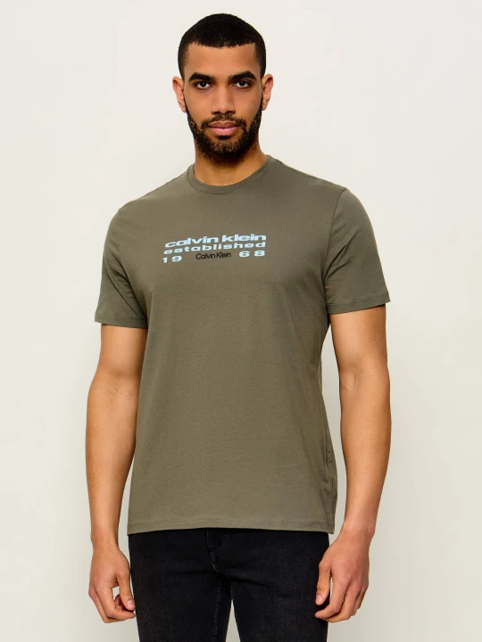 Zdjęcie produktu Calvin Klein Jeans T-shirt SS 30s | Regular Fit oliwkowy