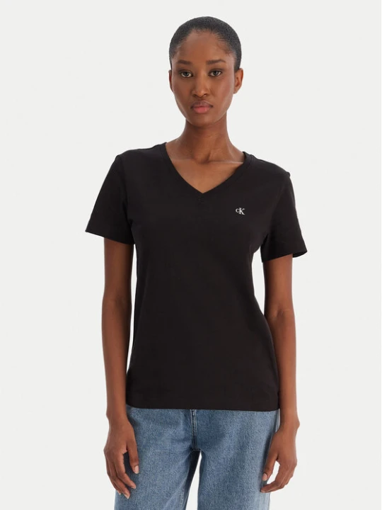 Zdjęcie produktu Calvin Klein Jeans T-Shirt Ss Monogram Vnk LV047B205G Czarny Regular Fit
