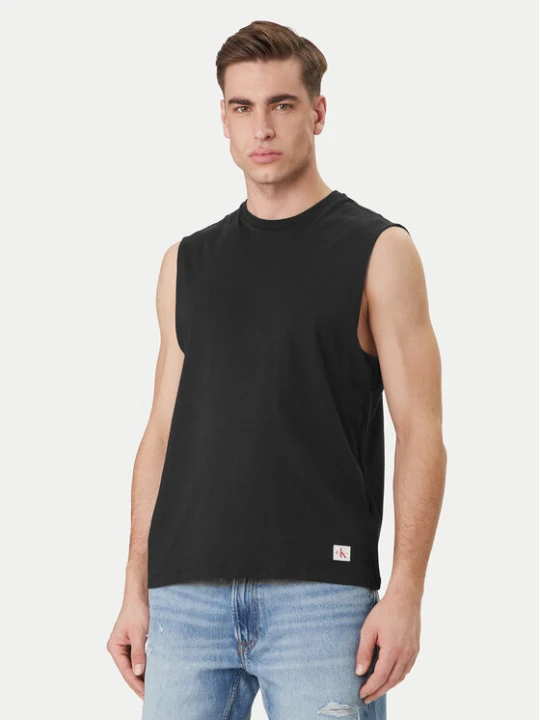 Zdjęcie produktu Calvin Klein Jeans Tank top LV04RF273G Czarny Slim Fit