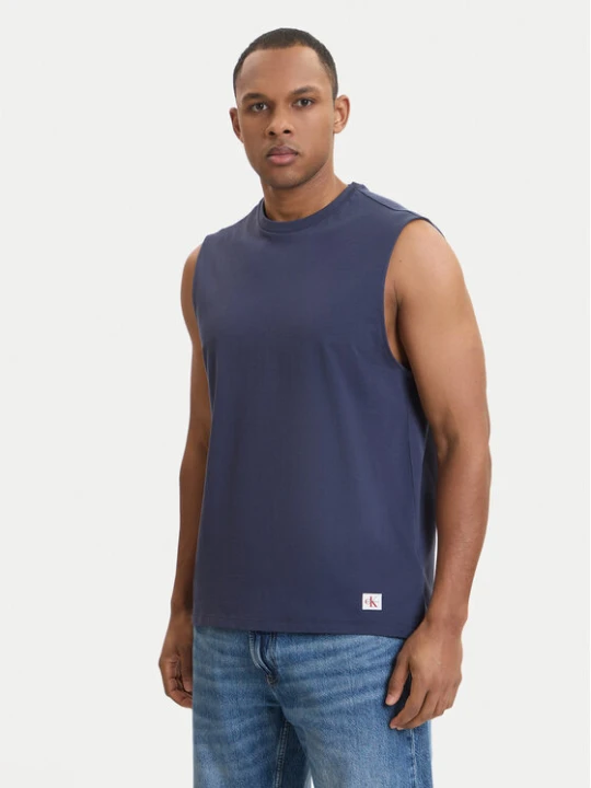Zdjęcie produktu Calvin Klein Jeans Tank top LV04RF273G Granatowy Slim Fit