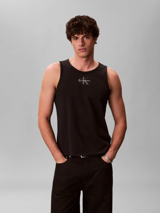 Zdjęcie produktu Calvin Klein Jeans Tank top | Regular Fit czarny