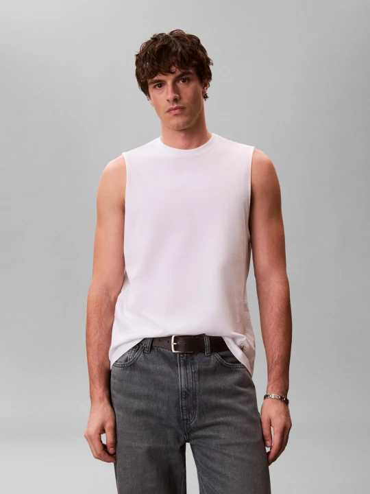Zdjęcie produktu Calvin Klein Jeans Tank top | Regular Fit biały