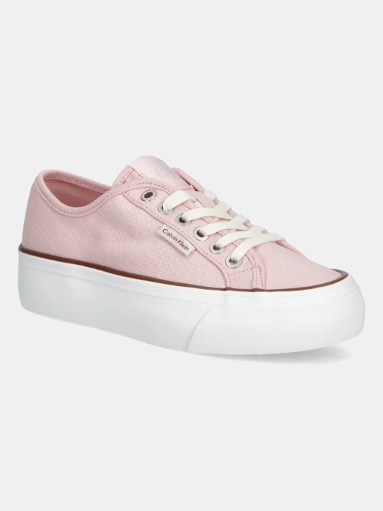 Zdjęcie produktu Calvin Klein Jeans tenisówki VULC FLATFORM CTN LOGO TAG różowy