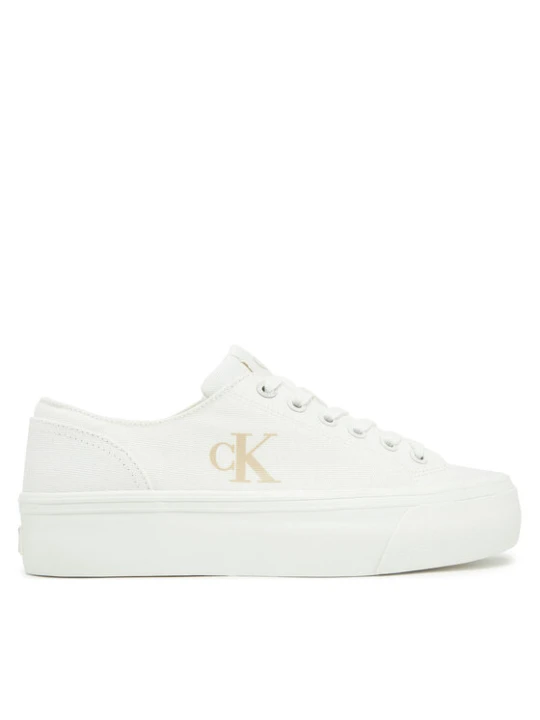 Zdjęcie produktu Calvin Klein Jeans Tenisówki Vulc Flatform Low Cv Mg YW0YW01763 Biały