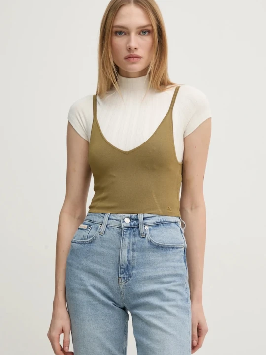 Zdjęcie produktu Calvin Klein Jeans top zielony