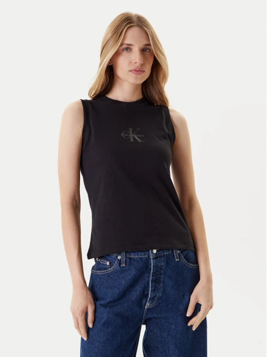 Zdjęcie produktu Calvin Klein Jeans Top LV047C852G Czarny Regular Fit