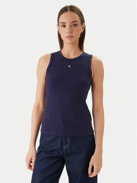Zdjęcie produktu Calvin Klein Jeans Top LV047F232G Fioletowy Slim Fit