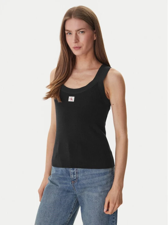 Zdjęcie produktu Calvin Klein Jeans Top LV047F355G Czarny