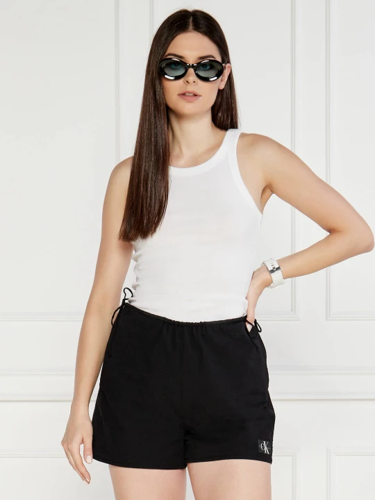 Zdjęcie produktu Calvin Klein Jeans Top | Slim Fit | stretch biały