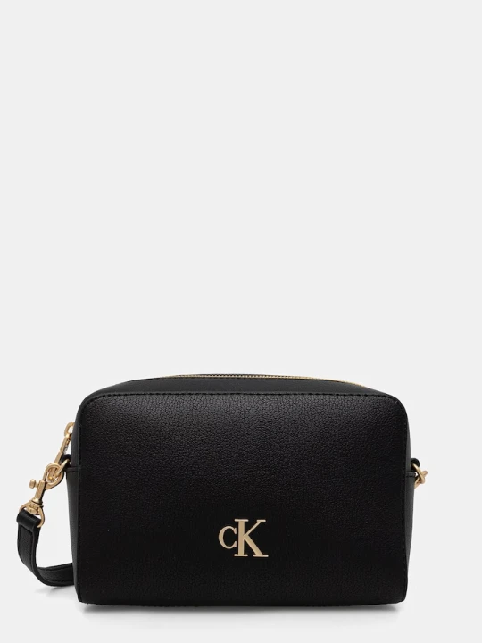 Zdjęcie produktu Calvin Klein Jeans torebka crossbody damska z imitacji skóry czarny