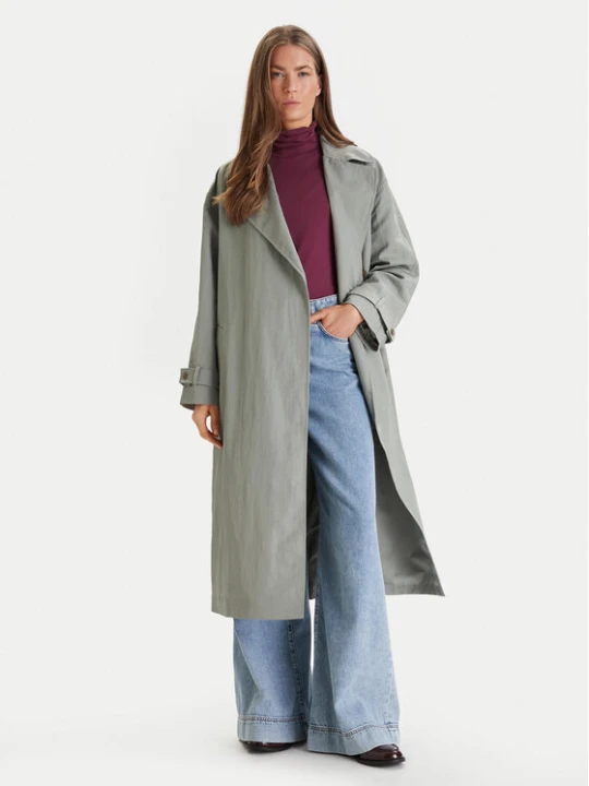 Zdjęcie produktu Calvin Klein Jeans Trencz LV047F509G Szary Regular Fit