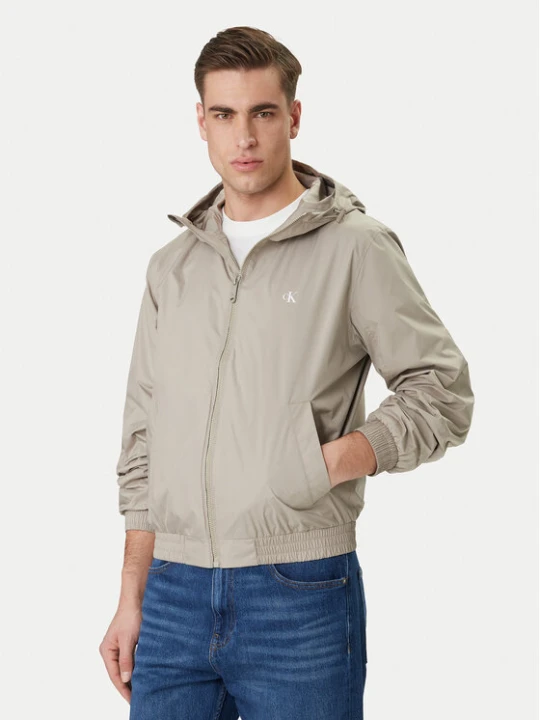 Zdjęcie produktu Calvin Klein Jeans Wiatrówka Harrington LV04RF521G Beżowy Regular Fit