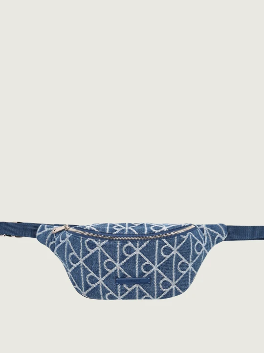 Zdjęcie produktu Calvin Klein Jeansowa saszetka nerka granatowy