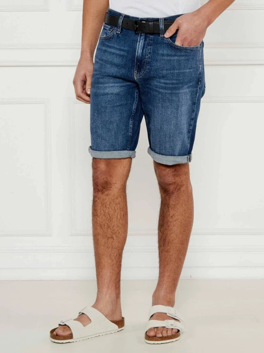 Zdjęcie produktu Calvin Klein Jeansowe szorty | Slim Fit niebieski