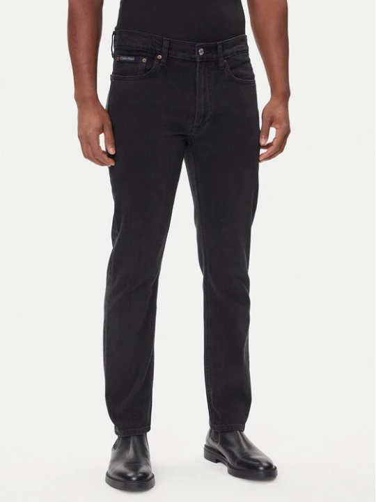 Zdjęcie produktu Calvin Klein Jeansy LV04RD902G Czarny Slim Fit