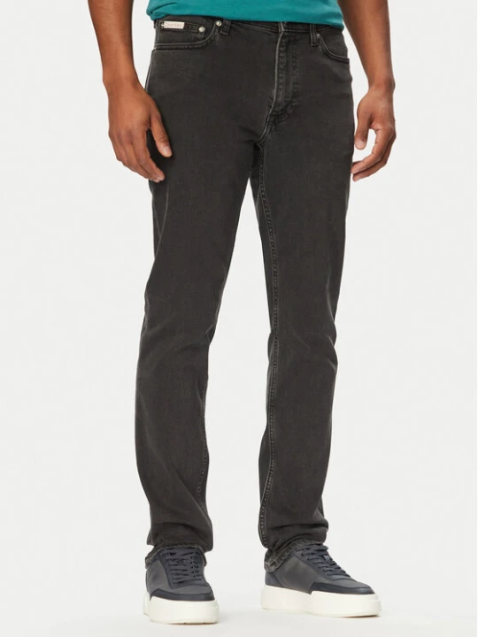 Zdjęcie produktu Calvin Klein Jeansy LV04RF758G Czarny Straight Leg