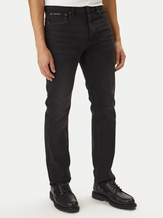 Zdjęcie produktu Calvin Klein Jeansy LV04RF938G Czarny Straight Fit