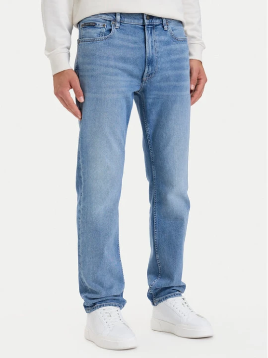 Zdjęcie produktu Calvin Klein Jeansy LV04RH738G Niebieski Slim Fit
