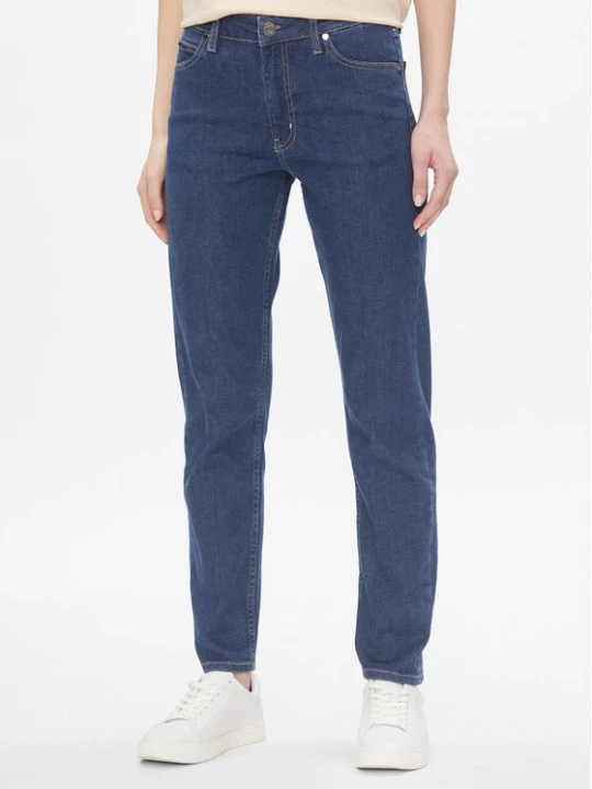 Zdjęcie produktu Calvin Klein Jeansy Mid Rise Slim - Mid Blue K20K206780 Niebieski Slim Fit