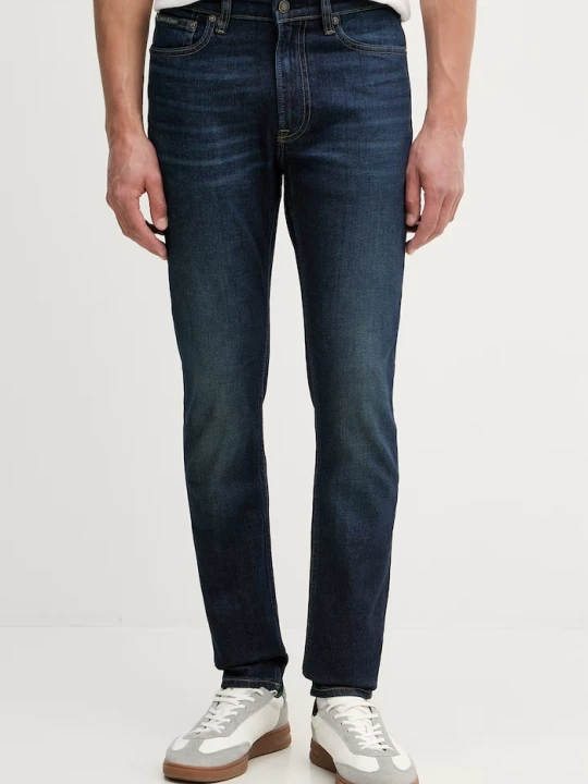 Zdjęcie produktu Calvin Klein jeansy slim taper męskie granatowy