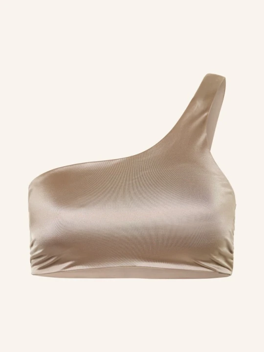 Zdjęcie produktu Calvin Klein Jednoramienny Top Bikini Ck Shine braun BEŻOWY