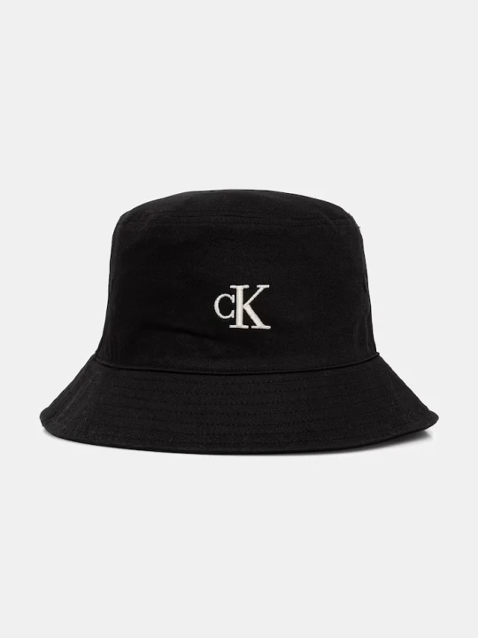Zdjęcie produktu Calvin Klein kapelusz bucket damski bawełniany czarny
